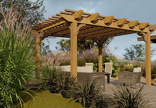 Big Kahuna Timber Frame Pergola