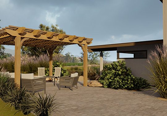 Big Kahuna Timber Frame Pergola