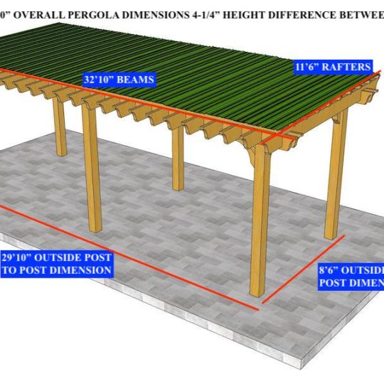GORDON STOTT 11'6"X32'10" CUSTOM BK PLUS WITH MASTER RIB ROOFING - Image 1