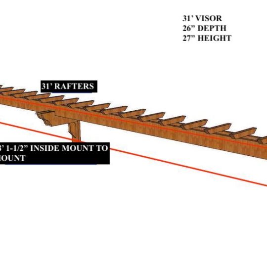 ROBERTO H 31' CUSTOM VISOR - Image 1