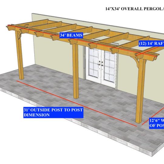 Brandy DT Cahall 14'x34' Custom Attached Melbourne (12 RAFTERS) - Image 1
