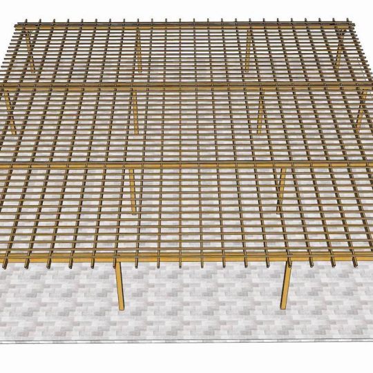 Ken St. Clair 53'x53' Custom Freestanding Pergola with rafters on 24 centers and top slats on 6" centers - Image 2