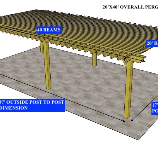 ELIZABETH CROSS 20'X40' Custom Big Kahuna Solar-Ready - Image 1