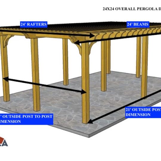ERIC 24'X24' Custom Freestanding Big Kahuna - Image 1
