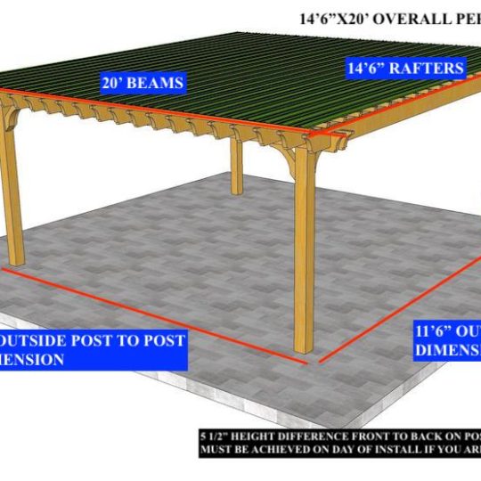 BRIAN WILLIAMSON 14'6"X20' Custom Freestanding Big Kahuna PLUS (NO ROOF) - Image 1