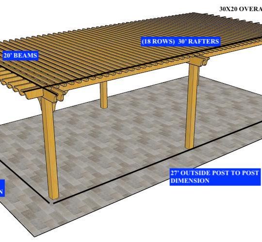mark bunker 30'x20' Custom Freestanding Big Kahuna - Image 1