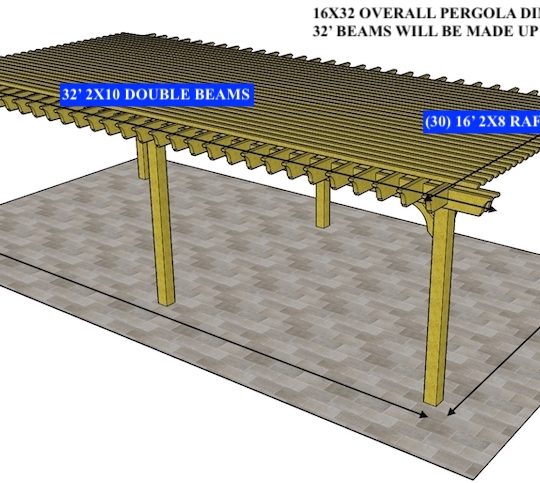 LESLIE HARVEY 16'X32' Custom Big Kahuna Solar-Ready (NO POSTS AND NO NOTCHES IN RAFTERS) - Image 1