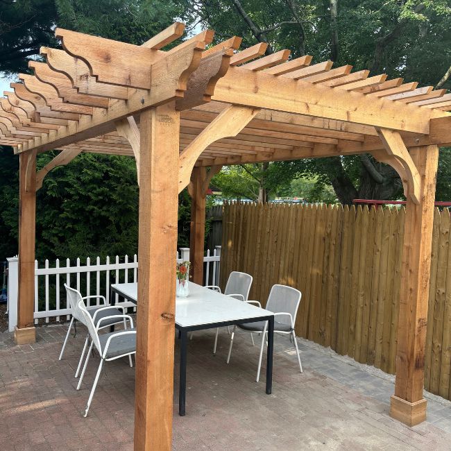 Texas Cedar Pergolas