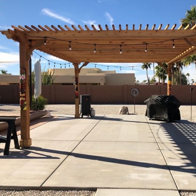 Yuma Arizona Cedar Pergolas