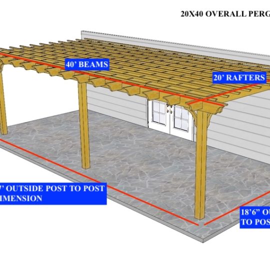 Dan Wimberly 20'X40' Custom Attached Sombrero - Image 1