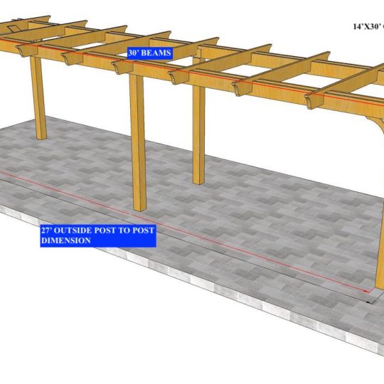 MsA 14'x30' Custom Freestanding Melbourne - Image 1