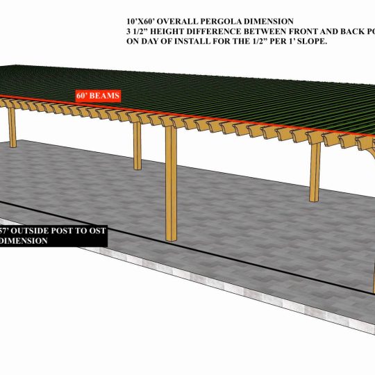 Matt Weaver 10'x60'Custom Freestanding Big Kahuna PLUS WITH ROOF - Image 1
