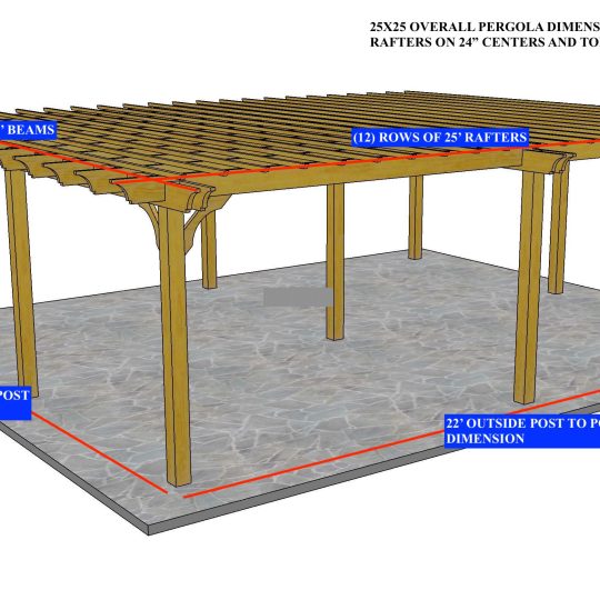 Michael Mann 25'x25' Custom Freestanding Sombrero - Image 1