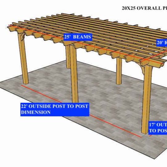 Brian Whitman 20'X25' Custom Freestanding Sombrero - Image 1