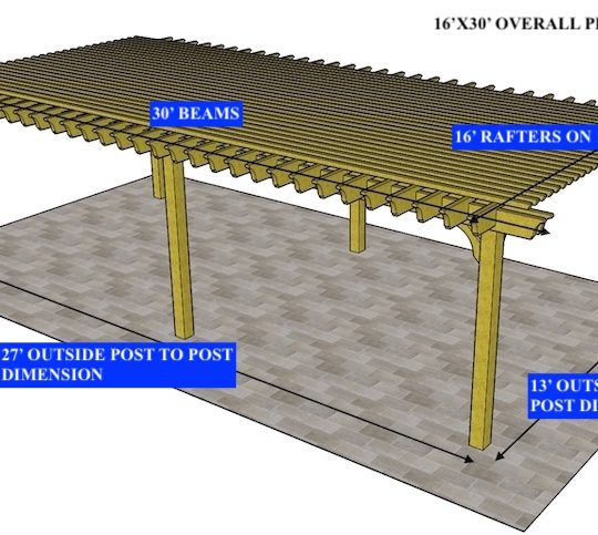 ROBERT PIERCE 16'X30' Custom Freestanding Big Kahuna (Copy) - Image 1