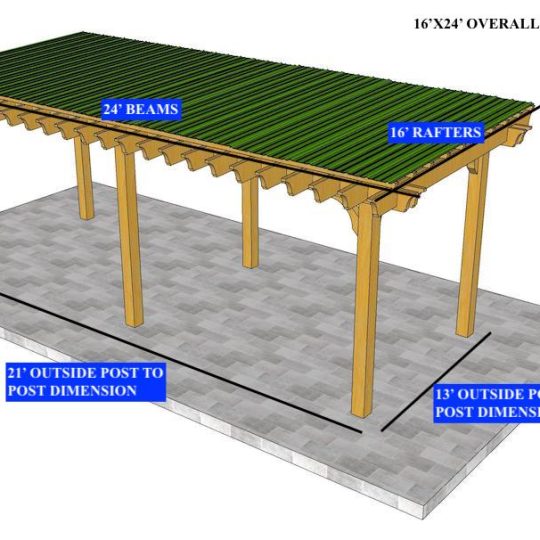 Rusty Barnhill 16'x24' Custom Freestanding Big Kahuna PLUS (Copy) - Image 1