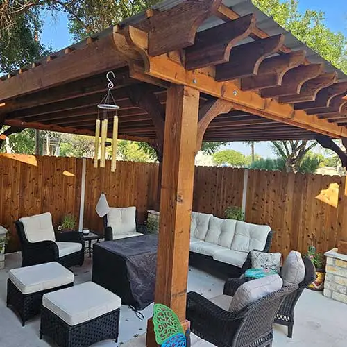 Metal Roof Pergola Kits
