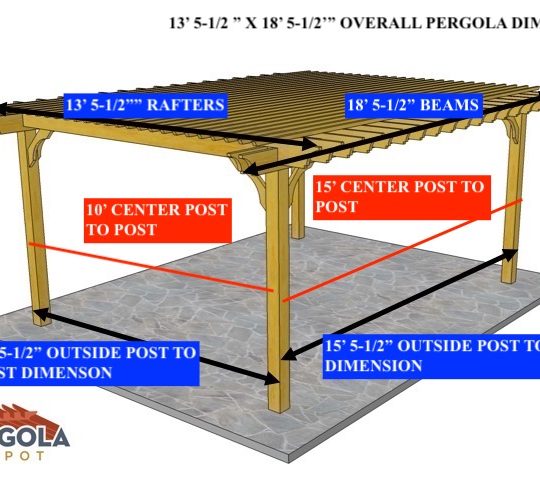 DON HOY 13' 5-1/2" x 18' 5-1/2" Custom Freestanding Sombrero - Image 1