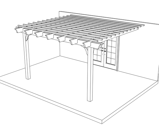 Sombrero Lite Pergola Kit - Image 3