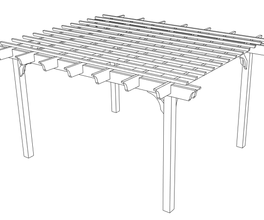 Sombrero Lite Pergola Kit - Image 2