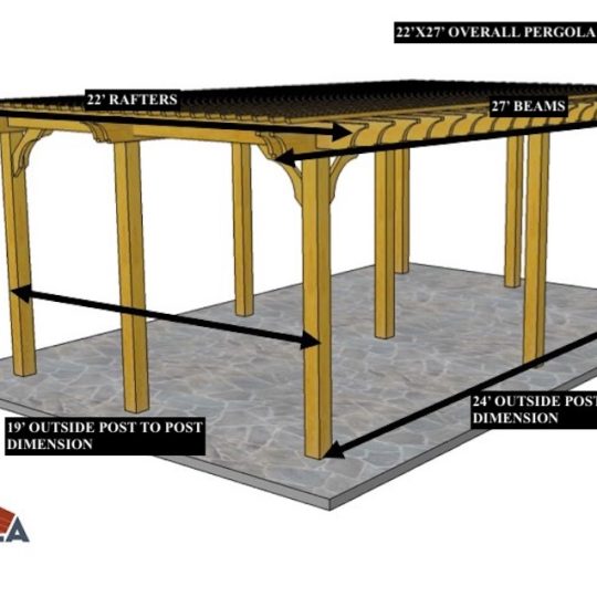 Amy H (Trinitas@ShiloRd) 22'x27' Custom Freestanding Big Kahuna - Image 1