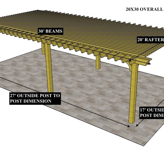 Brian and Blair Moses 20'x30' Custom Freestanding Big Kahuna - Image 1