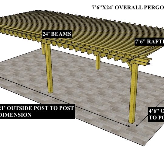 ALEXANDER BLACK 7'6"x24' Custom Free-standing Big Kahuna Solar-Ready - Image 1