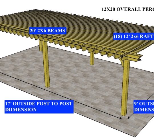 Carmelo Caratozzolo 12'X20' Custom Freestanding Big Kahuna LITE - Image 1