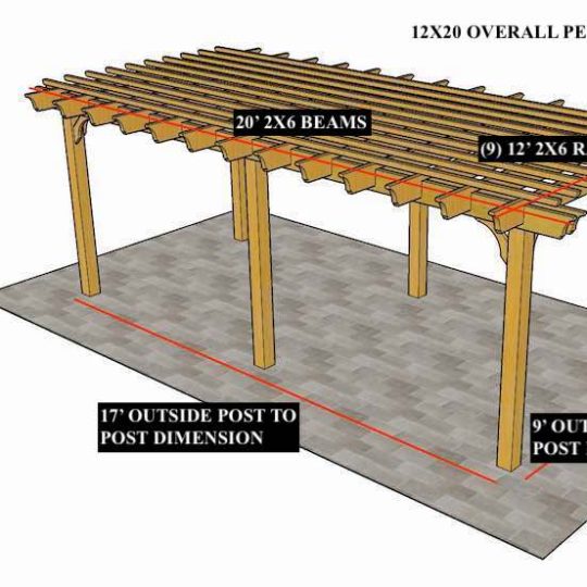 EDDY 12'X20' Custom Freestanding Sombrero LITE - Image 1