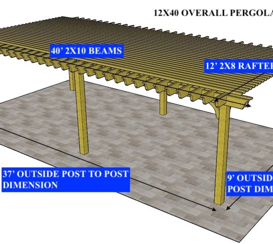 Femi Orisawayi 12'X40' Custom Free-standing Big Kahuna Solar-Ready - Image 1