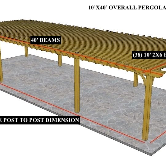 JAMES BRAY 10'X40'  Custom Freestanding Big Kahuna LITE (8) POSTS - Image 1