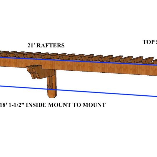 LEANDRO 21' Custom Visor (3) LARGE BEAMS - Image 1