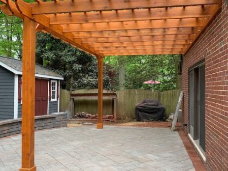 back porch pergolas