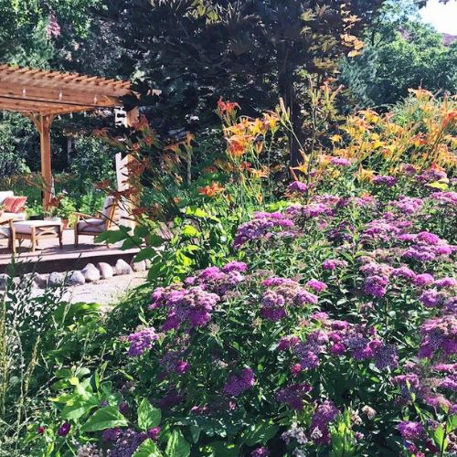 Garden Border Pergola for Favorite Landscape Feature