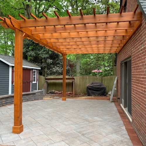 Half Covered Pergolas