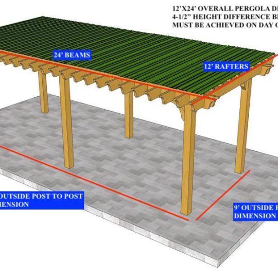 H MARTINEZ 12'X24' Custom Freestanding Big Kahuna Plus with Roof - Image 1
