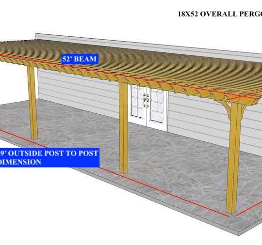 JODY 18'X52' Custom Attached Big Kahuna Solar-Ready - Image 1