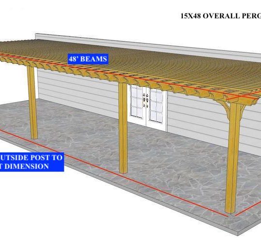 JOJI 15'X48'  Custom Attached Big Kahuna Solar-Ready - Image 1