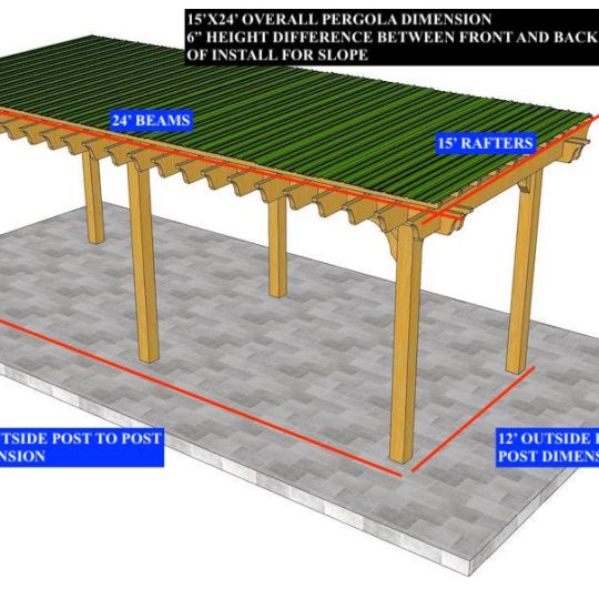 LARRY 15'X24' Custom Freestanding Big Kahuna Plus   *With Roof - Image 1