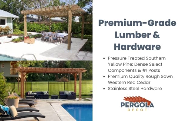 Pergola Depot Premium Lumber