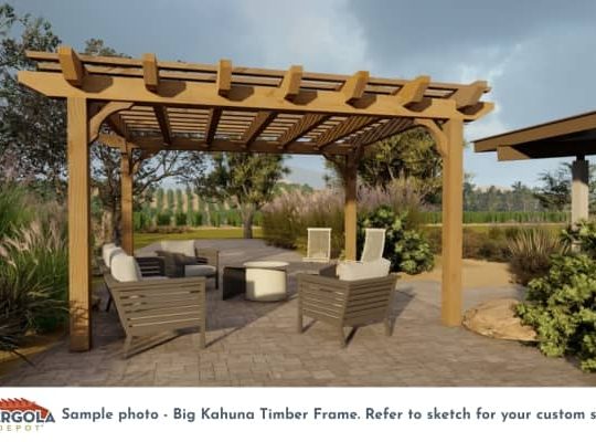 LISA HAAS 8'X16' Custom Big Kahuna Timber Frame - Image 2