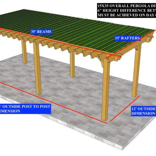 Bobby Ray Harris 15'X35' Custom Freestanding Big Kahuna Plus with Roof - Image 1