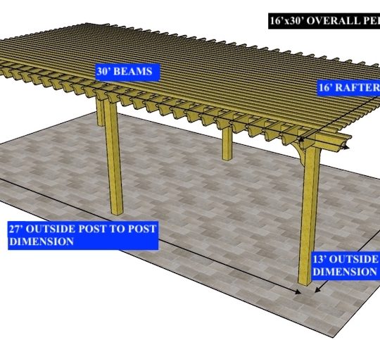 Doug Ahlfeld 16'X30' Custom Big Kahuna Solar-Ready (NO Bearing Boards) - Image 1