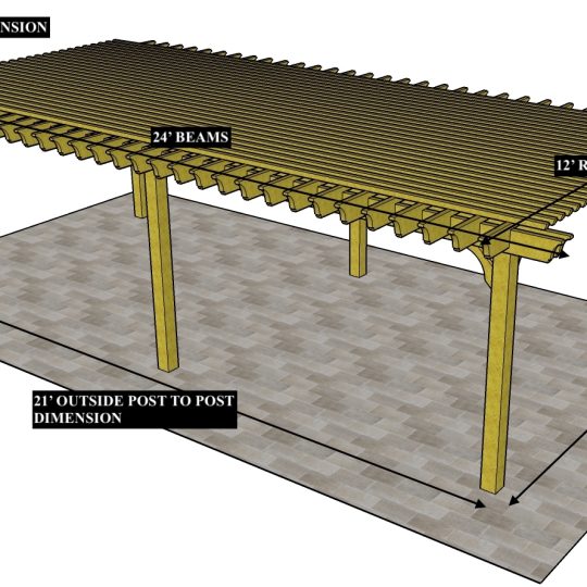 Euro Keaton 12'X24' Custom Freestanding Big Kahuna - Image 1