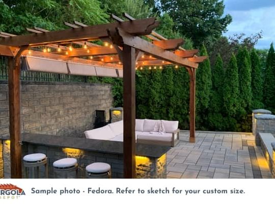 Eric Flores 18'x10'  Custom Freestanding Fedora - Image 2