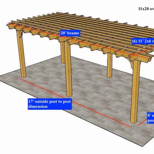 MATHEW PUTHENPURACKAL 11'x20' Custom Freestanding Melbourne LITE (6 rafters) - Image 1