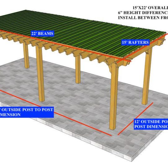 Nancy Horton 15'x22' Custom Freestanding Big Kahuna Plus with Roof - Image 1