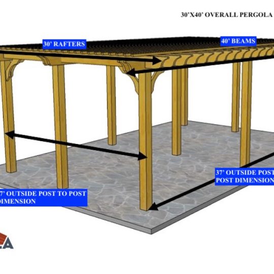 Natalie 30'x40'  Custom Freestanding Big Kahuna - Image 1