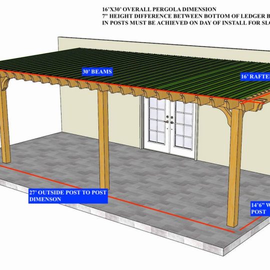 REVON 16'X30' Custom Attached Big Kahuna PLUS  (NO ROOF) - Image 1