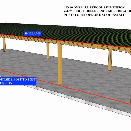 Ron Smith 16'X40' Custom Freestanding Big Kahuna Plus with (8) POSTS - Image 1